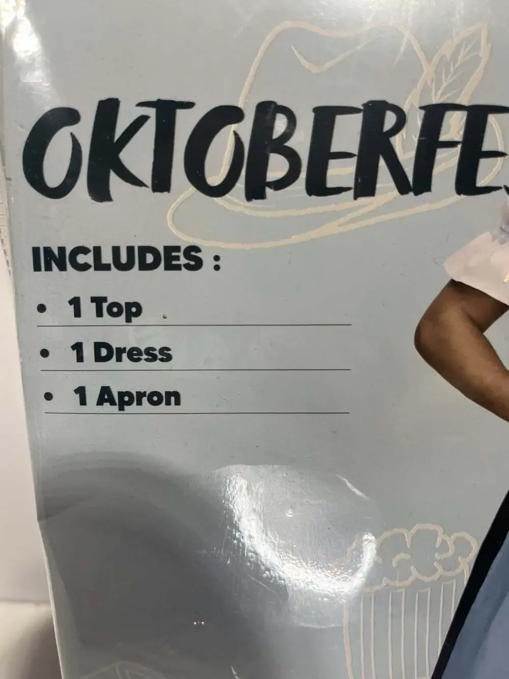NEW Dirndl Dress Oktoberfest Bavarian Costume German Beer Lady Women's Medium